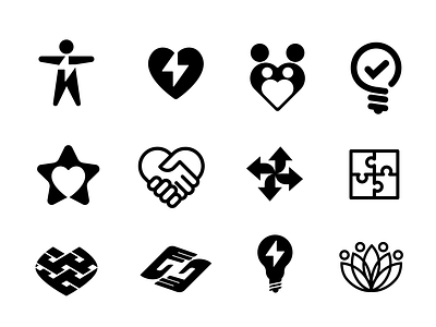 Ebony & Ivory branding iconography icons logo symbol symbols