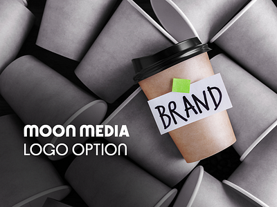 Moon Media Branding branding design graphic design logo ui