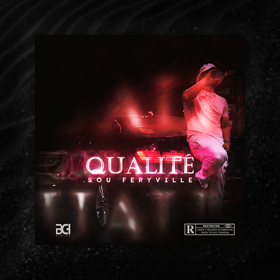 Qualité album album cover branding cover cover design creative design graphic design illustration inspiration logo look rap song song cover vector