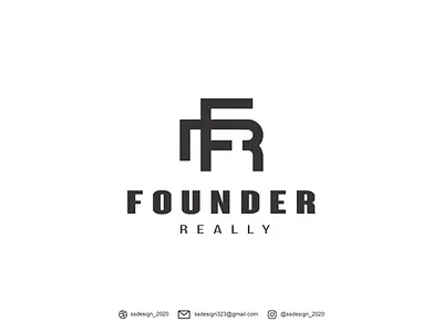 FR Logo Design branding design graphic design identity illustration letter a logo logos ui vector