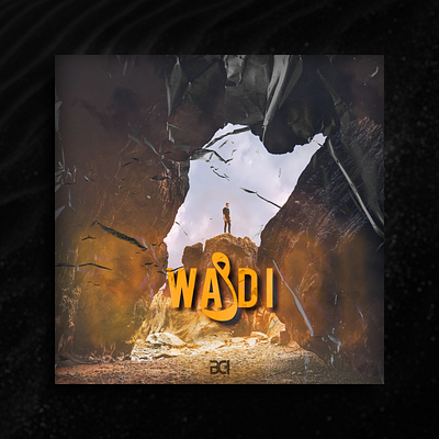 Wahdi - Alone album album cover cover creative design graphic design illustration rap song