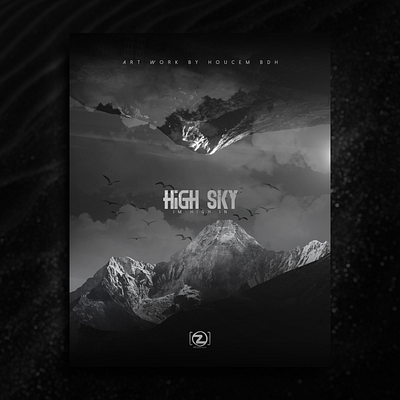 High Sky album album cover cover creative design graphic design illustration rap song