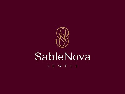 SableNova Jewels brand branding design graphic design graphicdesign icon illustration jewellery logo logo mark logomark logos logotype luxurybrand minimalism typography vector