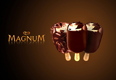Magnum Ice Cream Post art artwork behance branding creative design dribble graphic design illustration