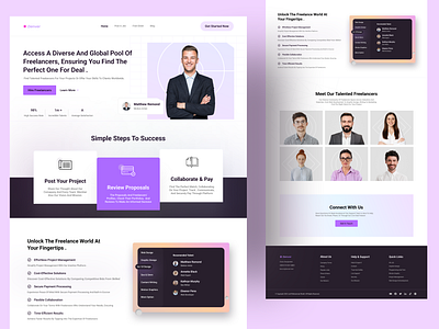 Freelance website landing page Design 2023 best landing page creative landing page creativelayouts freelance website freelancewebdesign hiring website innovativeui job seeker website landing page landing page concept landing page design landing page ui landingpagemagic minimalistdesign modernweb responsivedesign userexperience web design web ui ux website ui ux