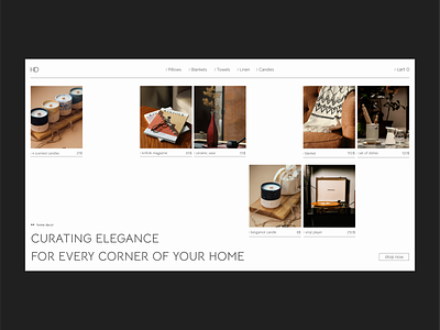 Minimalistic website of Home decor cms design figma home decor minimalistic portfolio ui ux web design web designer website