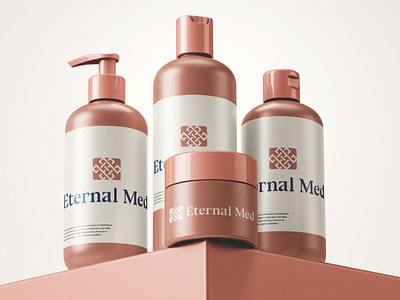 Rebranding - "Eternal Med" Aesthetic medicine center aesthethic medicine beauty center brand identity branding logo packaging rebranding