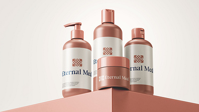 Rebranding - "Eternal Med" Aesthetic medicine center aesthethic medicine beauty center brand identity branding logo packaging rebranding