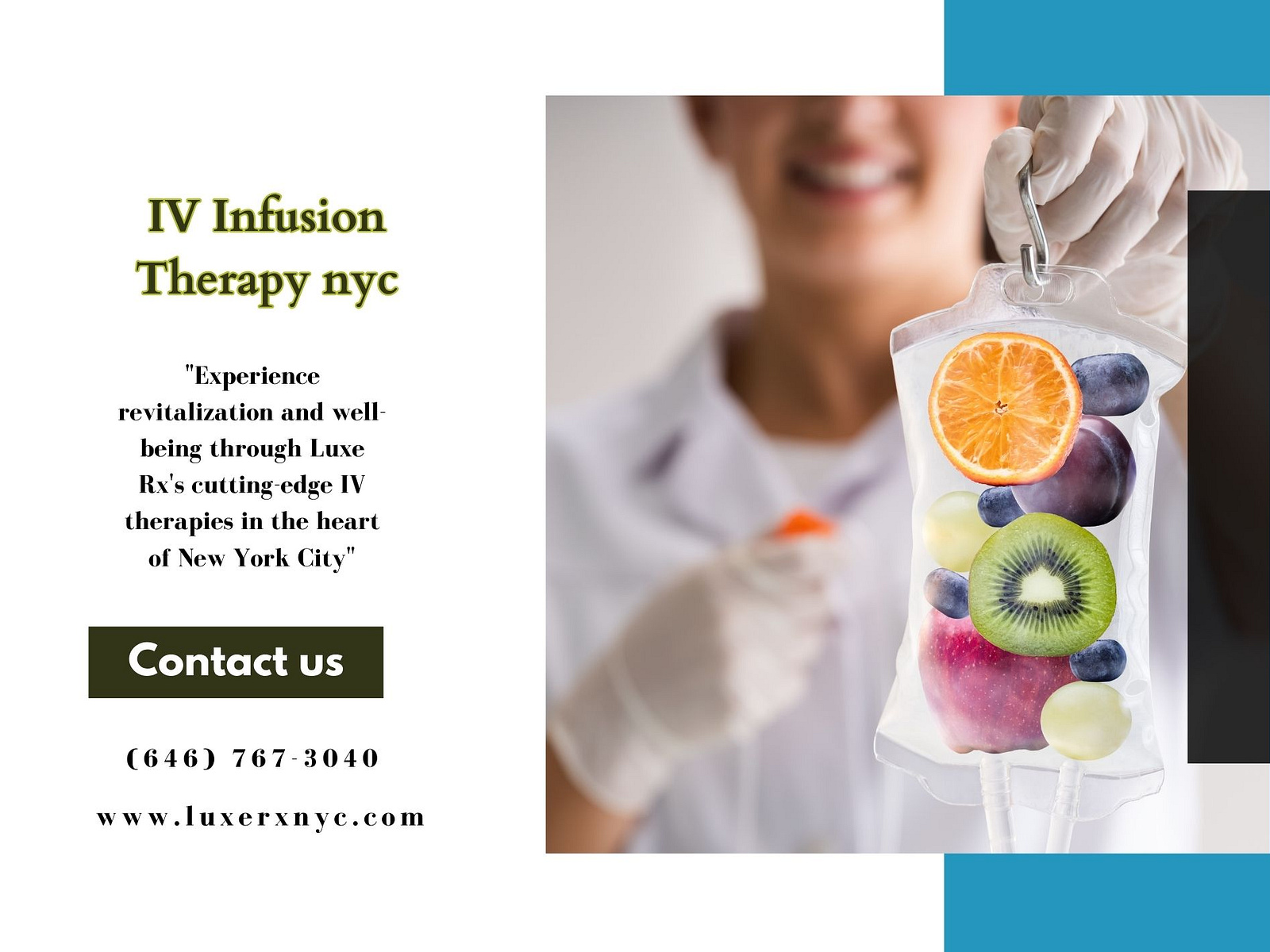 IV Infusion Therapy in NYC by Luxe Rx on Dribbble