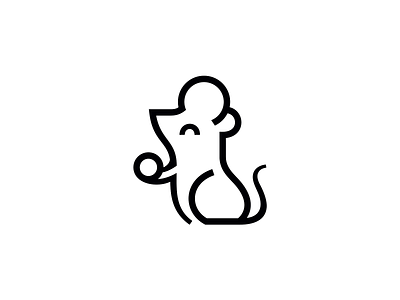 Miki Jewellery 🔘 animal belcdesign branding flatlogo jewellery logo logomark mouse outlinelogo patrykbelc