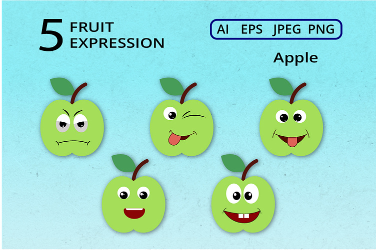 Fruit Expression -Apple by handy hope on Dribbble