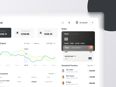 Finance Management Admin Panel UI Design admin admin panel admin panel design adobe xd app design in figma app ui dashboard design dashboard ui design figma finance finance admin panel financial admin panel financial dashboard financial design uiux web app web app design web app ui web appllication