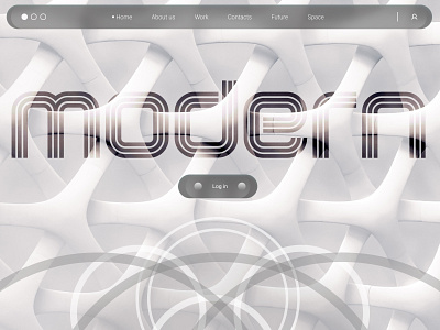 Modern Concept 3d branding design graphic design illustration logo typography ui ux vector web