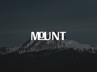 Mount logotype brand branding graphic design icon illustration logo typography vector