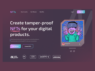 NFTs Digital Products design figma graphic design nfts ui ux webdesign