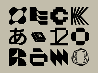 Random Letters 36 days of type contemporary experimental lettering letters type typo typography