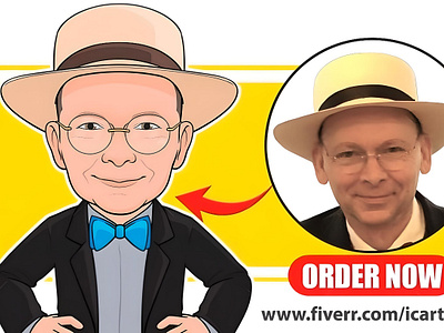 cartoon portrait, Male Cartoon logo, Man Cartoon Logo animation avatar bow tie branding c cartoon art cartoonist dribbble etsy cartoon fiverr hand on hip happy man cartoon hire cartoonist illustration illustrator male cartoon man with bow tie man with glasses website design