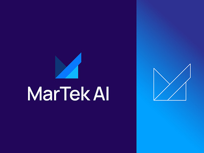 MarTek AI - Marketing Technology AI Platform Logo Design #4 abstract ai ai logo brand identity growth growth logo letter letter m logo letters logo logo design m m logo marketing marketing logo modern tech tech logo