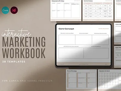 Interactive Marketing Workbook 3d app branding design graphic design illustration logo ui ux vector