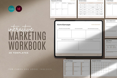 Interactive Marketing Workbook 3d app branding design graphic design illustration logo ui ux vector