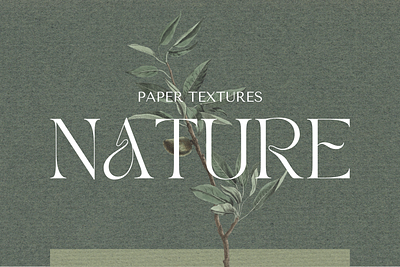 Paper Textures: Nature branding design graphic design logo paper textures