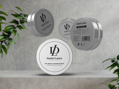 Daniel & Laura Brush Remover Packaging Design brush cleaner cosmetic packaging design graphic designer mockup packaging designer