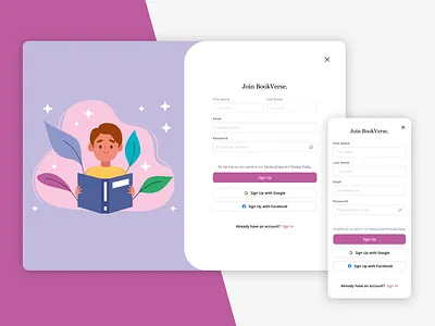 Sign Up branding design icon minimal ui ux vector web