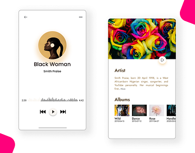 Music branding design graphic design ux