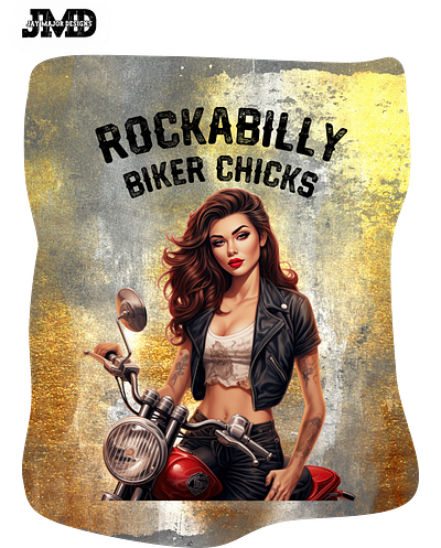 Rockabilly Biker Chicks 1 biker biker chicks chicks chics design illustration retro rockabilly rockabilly chicks