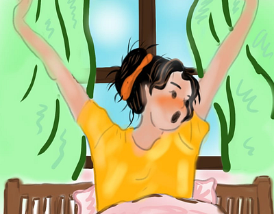 जब जागो, तभी सवेरा। 2d animation digital art digital illustration