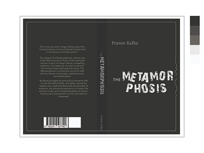 Book Cover Design book cover design cover design design graphic design illustration minimal suspence the metamorphosis typography