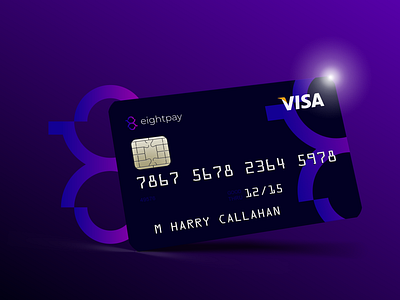 Eightpay logo 8 logo atm card mockup bank logo blue logo branding brochure business brochure credit card mokcup design eight logo illustration logo money new logo payment payment company logo poster purple logo