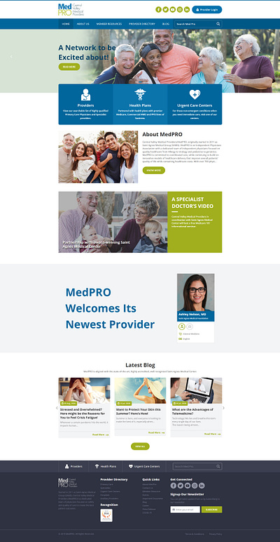 MedPro Website Design creative design figma photoshop ui website design