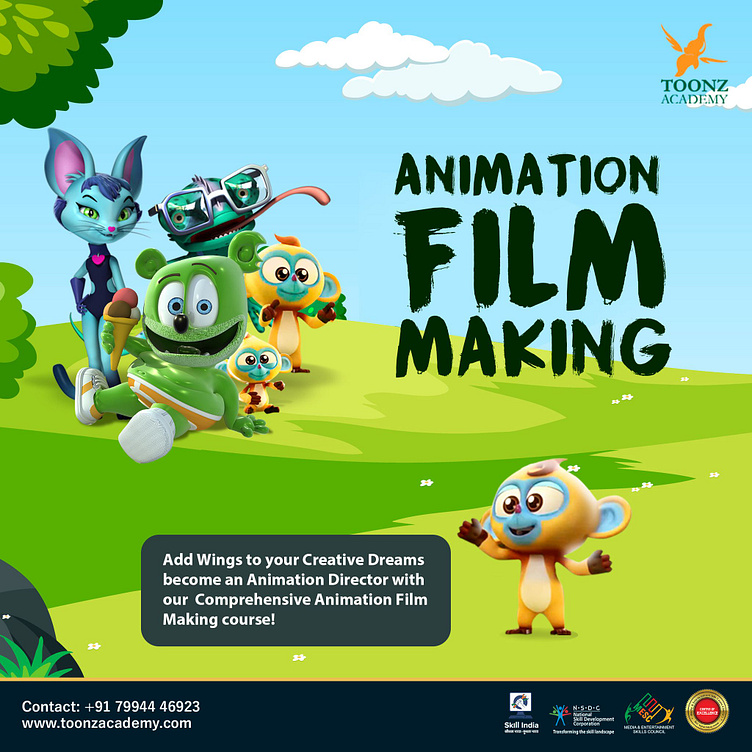 animation-courses-in-kerala-by-toonz-academy-on-dribbble