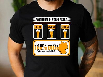 100% Beer T-Shirt Design 100 beer beer bier branding cafepress design etsy freitag graphic design illustration logo merch by amazon print on demand shopify spreadshirt teepublic teespring typography zazzle