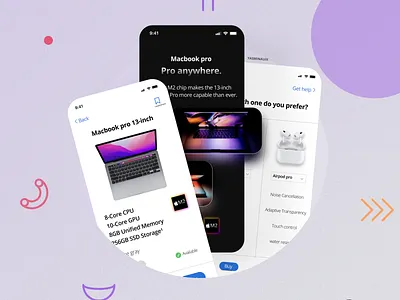 Apple Store App Redesign app app design app redesign app ui app ux apple apple shop apple store branding dark design light light mode logo redesign shop shop app simple ui ux