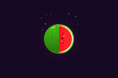 Watermelon illustration art graphic design illustration minimal illustration vector vectorillustration watermelon illustration watermelonart