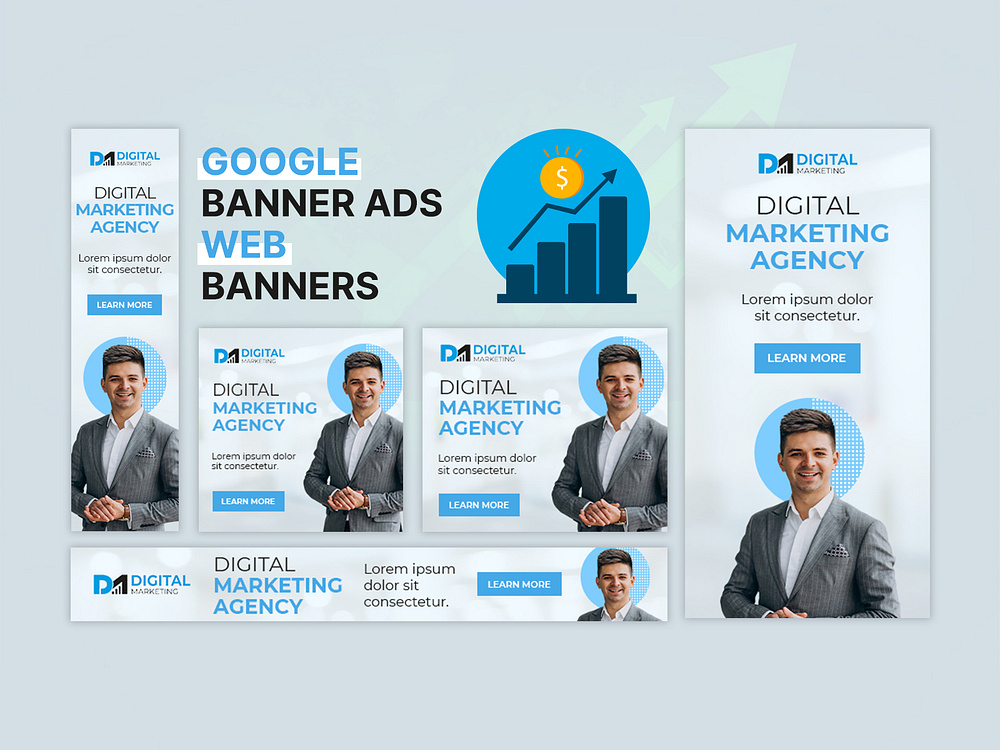 Google Banner Ad designs, themes, templates and downloadable graphic