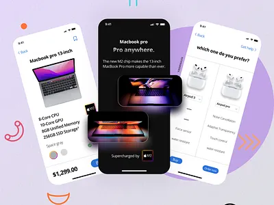 Apple Store App Redesign app app design app redesign app ui app ui design apple apple shop apple store branding design light light design redesign simple simple app ui ux