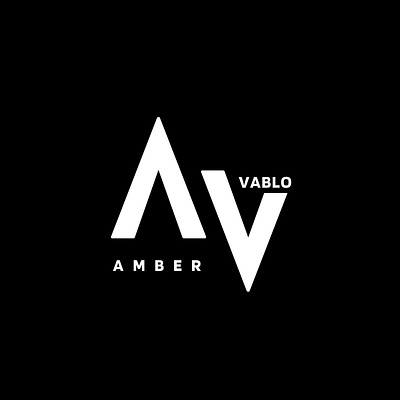 Amber Vablo Logo branding design graphic design illustration logo minimal typography vector
