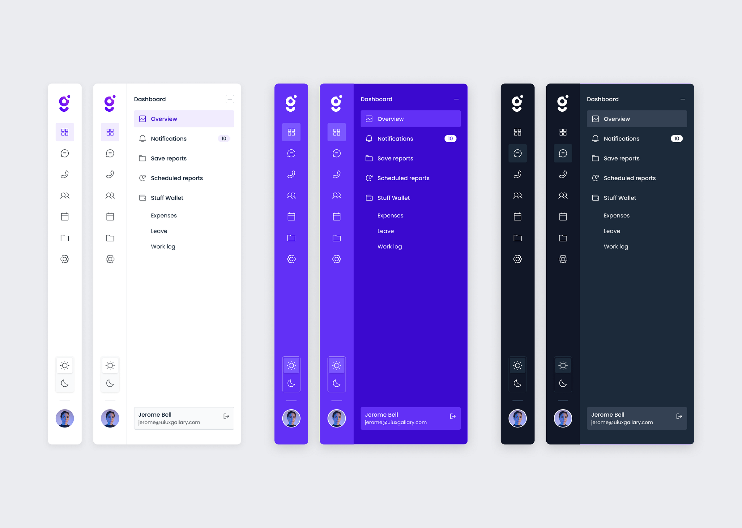 Sidebar navigation for Dashboard — UI/UX GALLERY by Mahmudul Hasan Pias ... image.