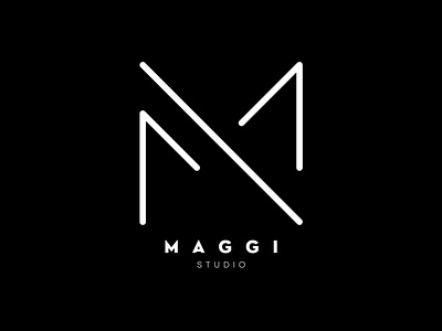 MAGGI STUDIO LOGO branding design graphic design illustration logo minimal typography vector