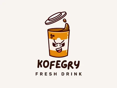 KOFEGRY Logo branding design graphic design illustration logo minimal typography vector