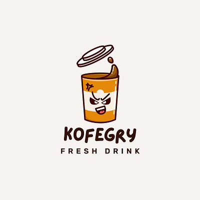 KOFEGRY Logo branding design graphic design illustration logo minimal typography vector