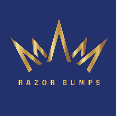 Logo Design For Razor Bumps adobe illustrator branding graphic design logo typography