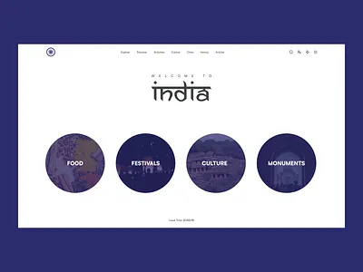 india.com - Website Concept community concepts country culture design design concepts designers festivals figma food heritage india indian mobile product design ui uiux ux website world