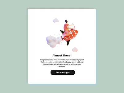 Confirmation : DailyUi-054 dailyui day54 ui element