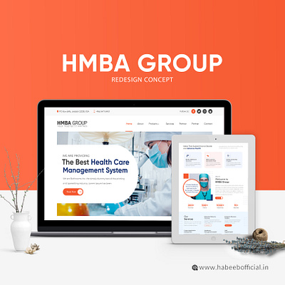 HMBA Group Website Home page UI Design Concept adobe photoshop figma ui ui design uiux web design website