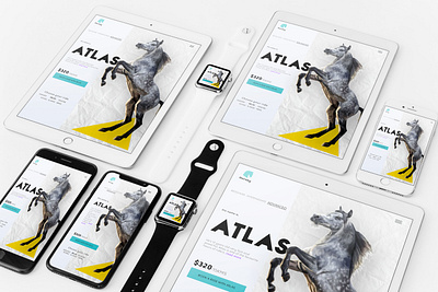 Horsey App (Landing Page) branding figma graphic design horse horseriding photoshop