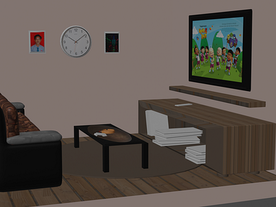 3D ILLUSTRATION SITTING ROOM 3d 3d roomm 3ddruangtamu 3dicon 3dmodeling 3droom animation autodeskmaya design graphic design illustration kamar ruangtamu3d ui